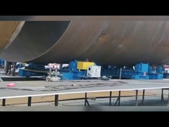 সমুদ্র উপকূলের বায়ু টার্বাইন টাওয়ার ফিট আপ অ্যাসেম্বলি ওয়েল্ডিং রোটেটর রোলার বেড