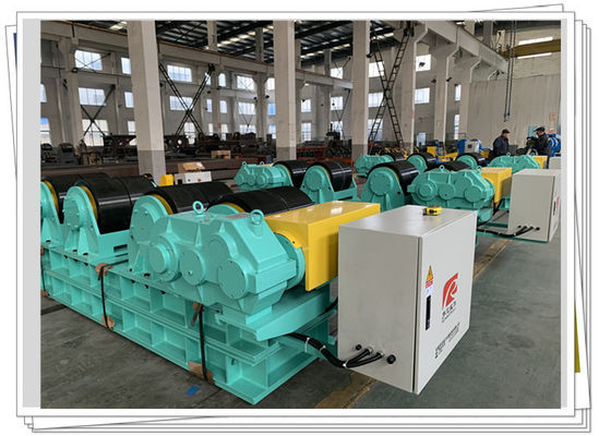 সিই Polyurethane 150t পাইপ eldালাই রোটার পেডেস্টাল নিয়ন্ত্রণ