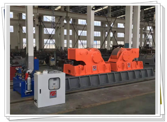কনডিক্যাল টাওয়ার 1500T ওয়েল্ডিং রোলার বিছানা হাইড্রোলিক লিফট সিলিন্ডার সহ বেড স্টেশনারী আইডলার